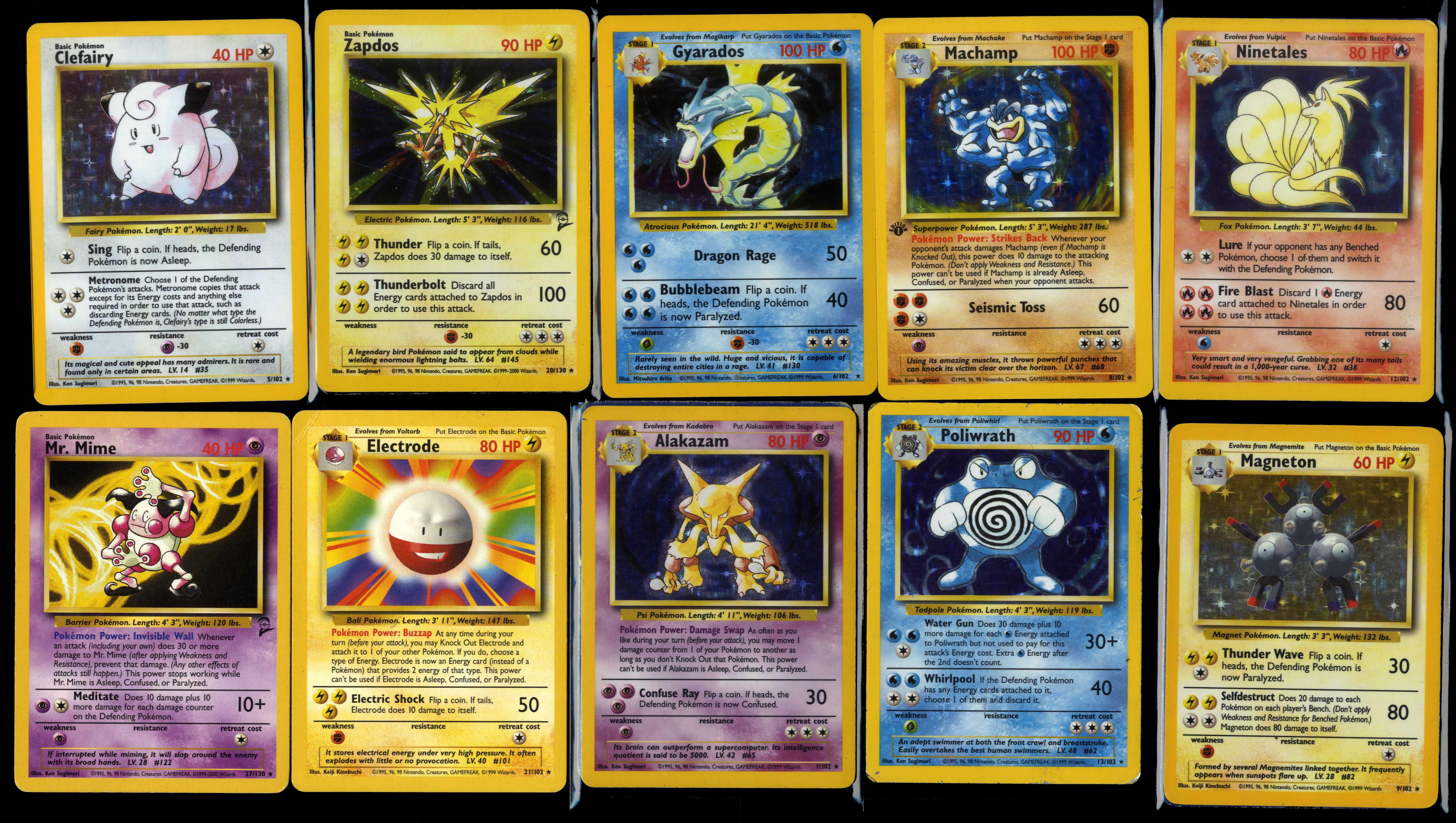 Pokémon Base Set & Base Set 2 Holo Collection Unlimited