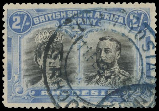 BULAWAYO STATION DC 11 FEB 1923 on 2/-