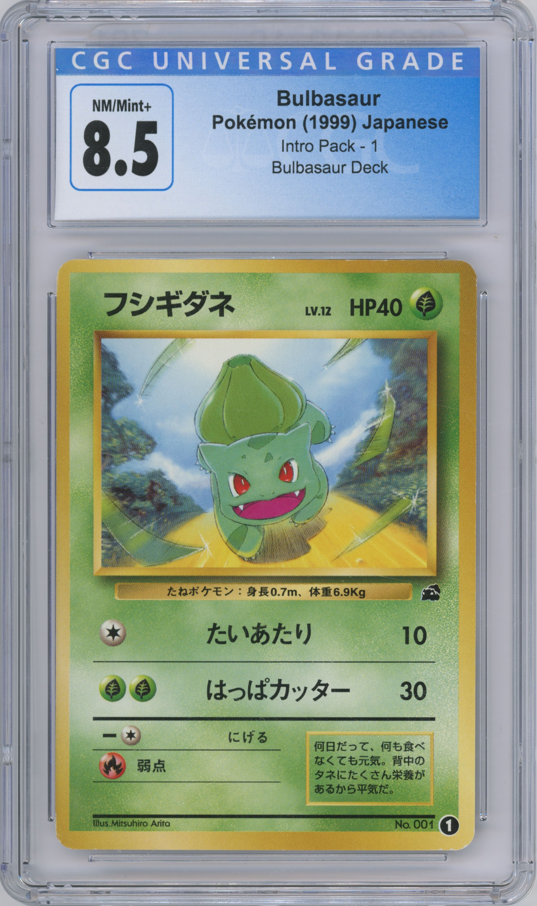 Pokémon TCG - CGC 8.5 Bulbasaur - Intro Pack #1