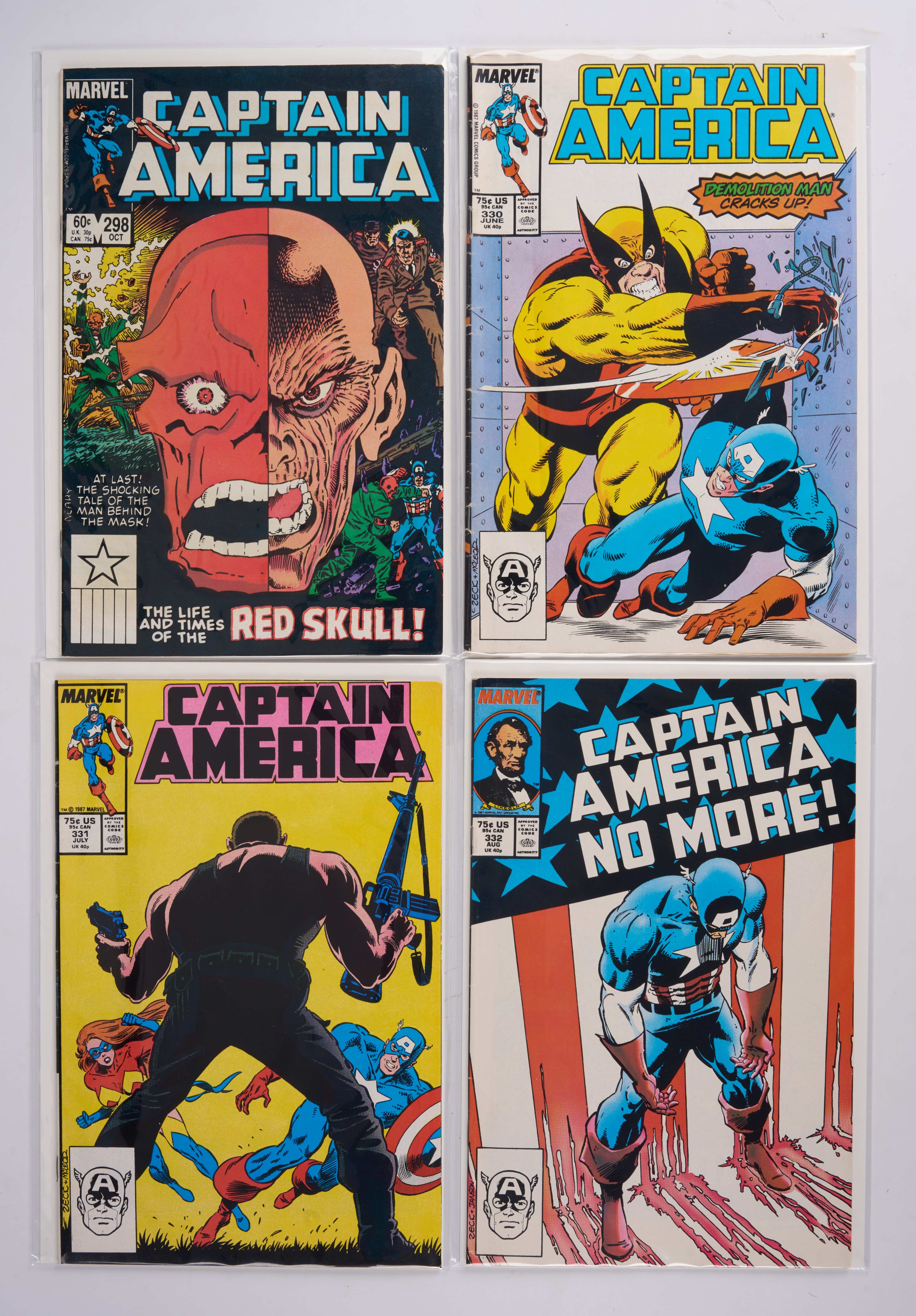 Captain America Vol 1 (Marvel Comics 1984-1991) Bundle of 32 Issues