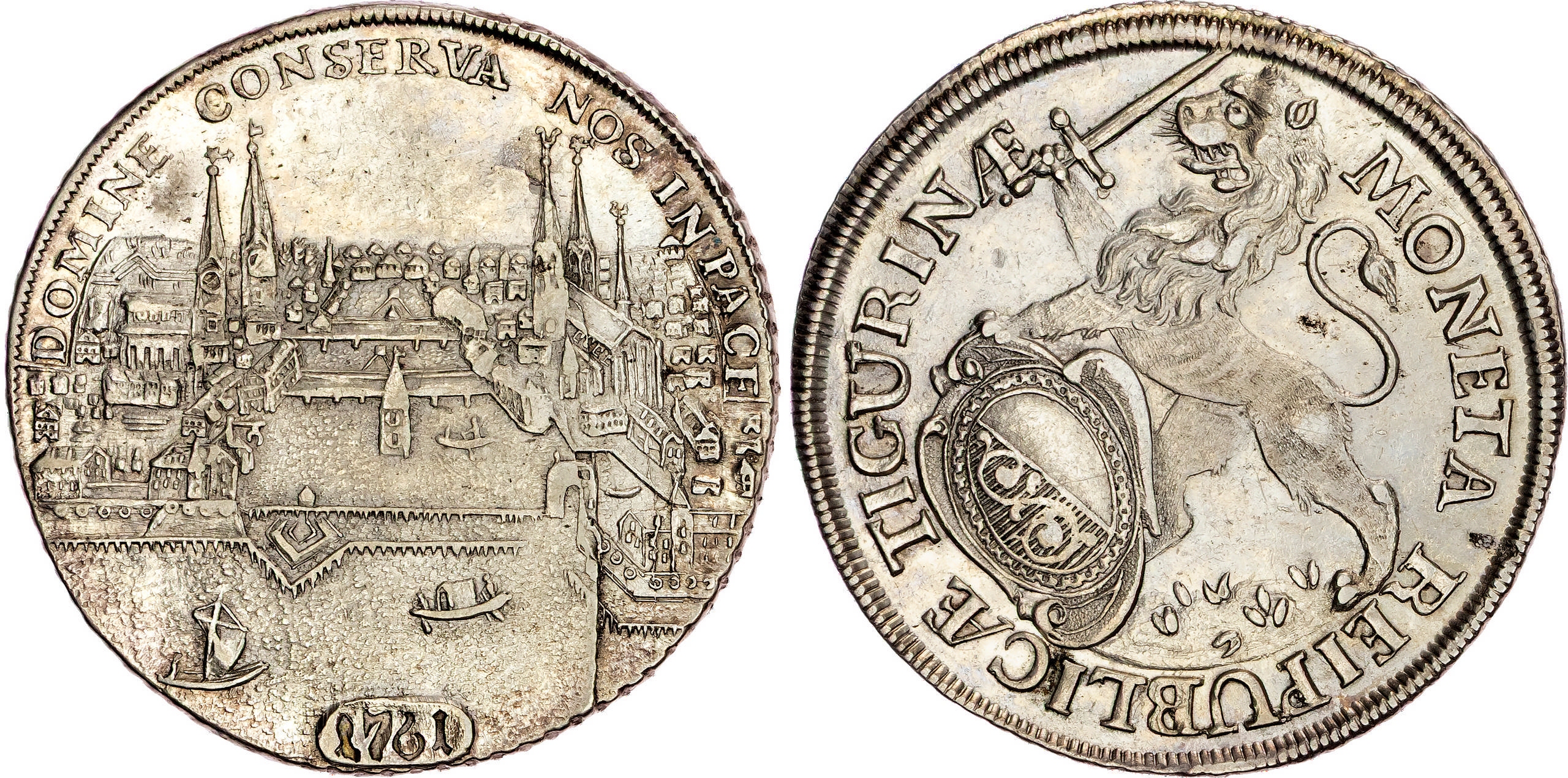 Switzerland, Zürich, silver Taler, Zürich, 1761