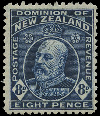 1909-16 Single watermark perf 14 (line) 8d,...