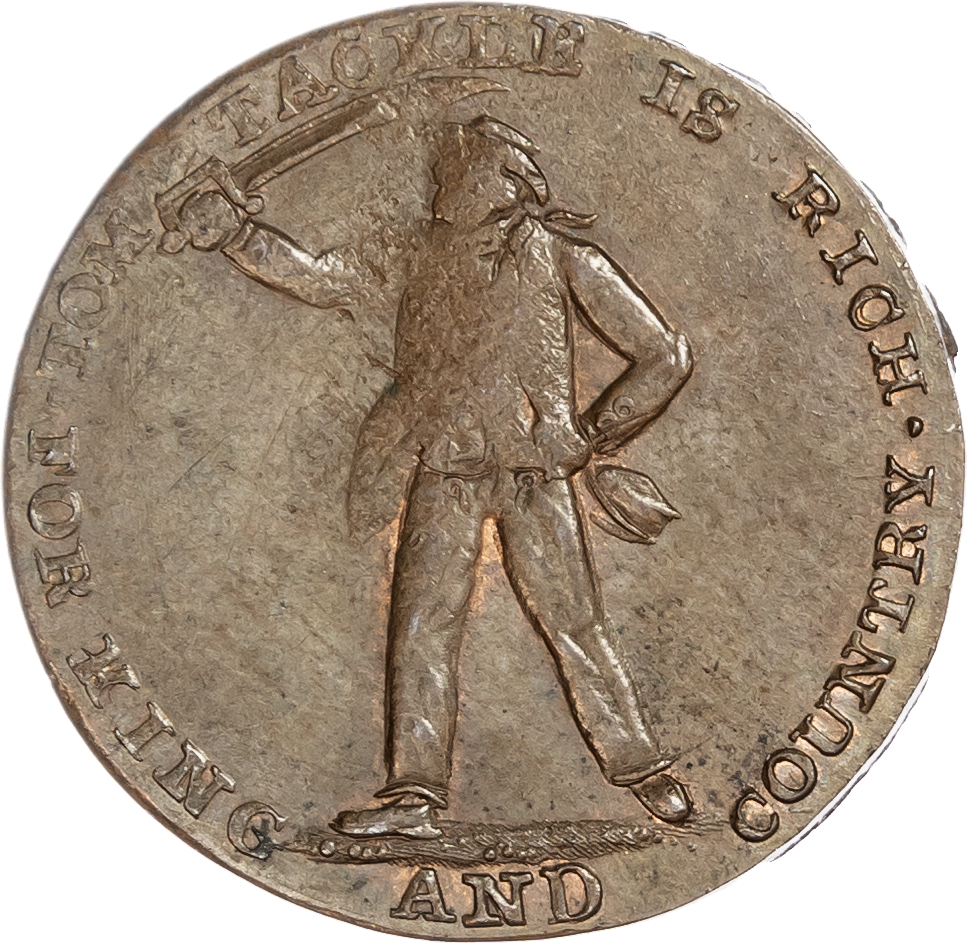 London, National Series, Tom Tackle Halfpenny undated