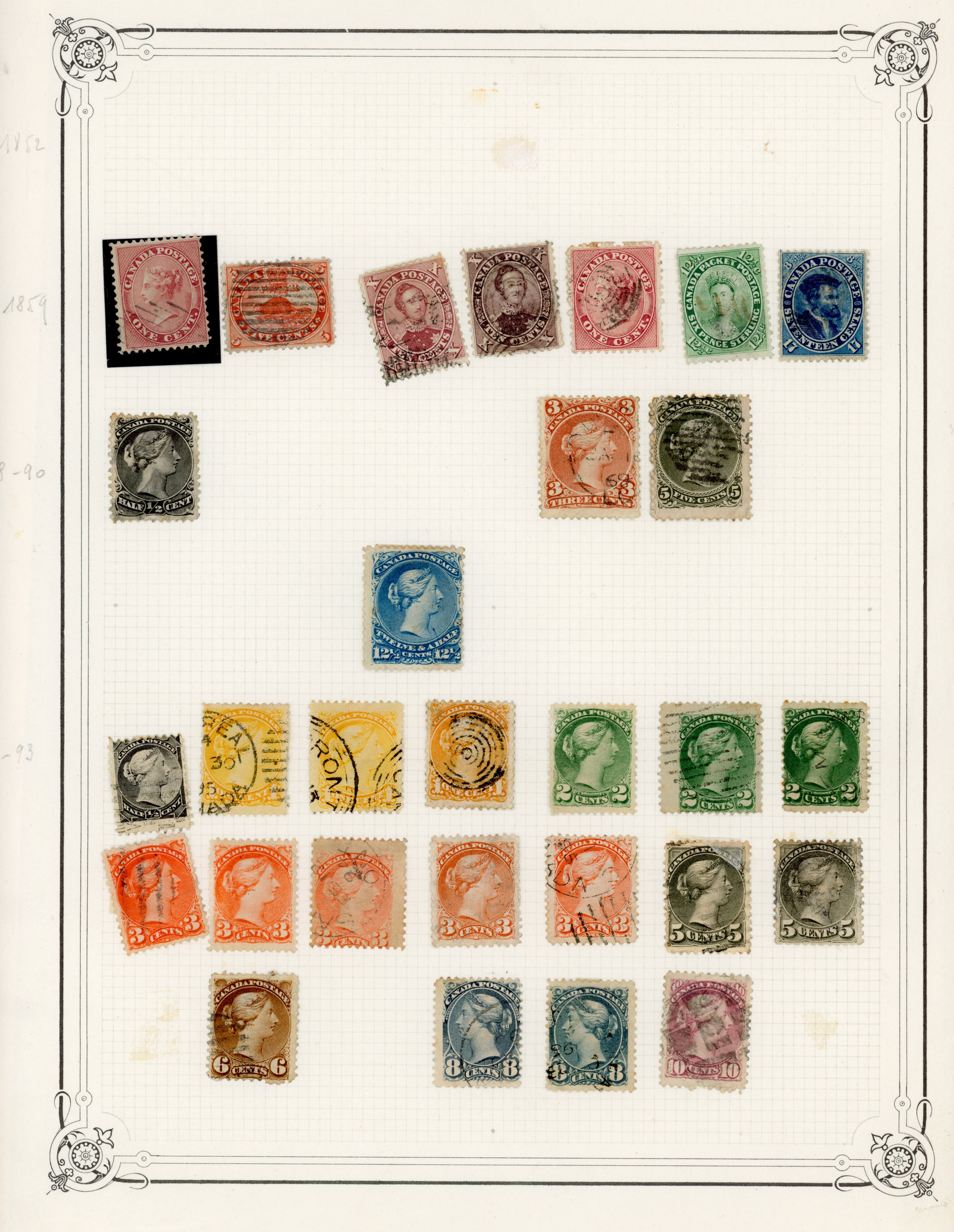 Canada 1859-1937 mint and used collection