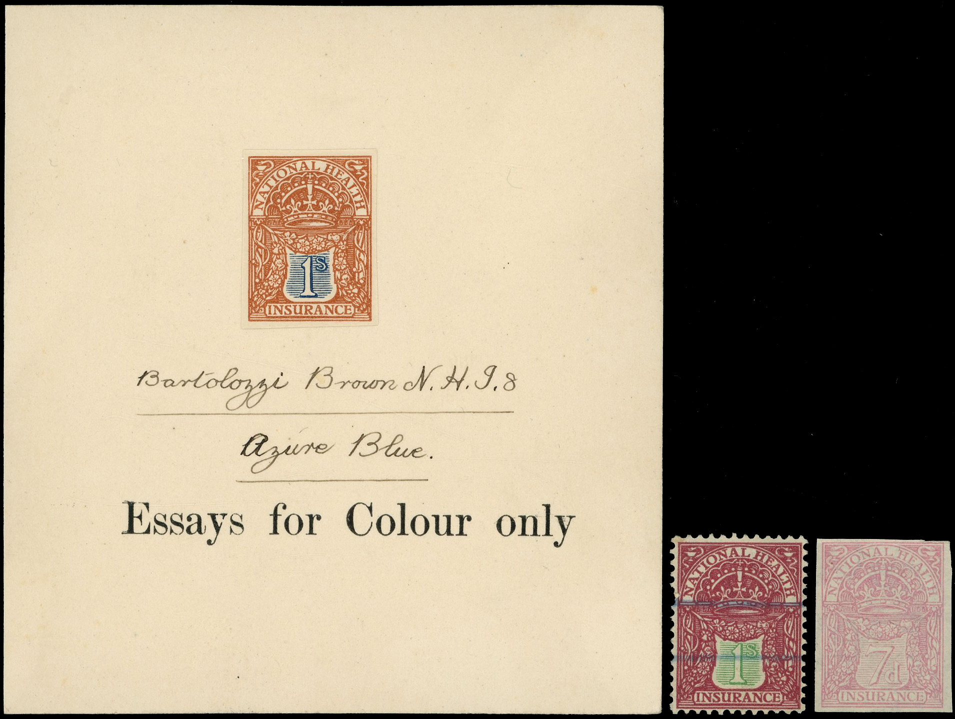 GB National Health Insurance 1911 Colour Trial