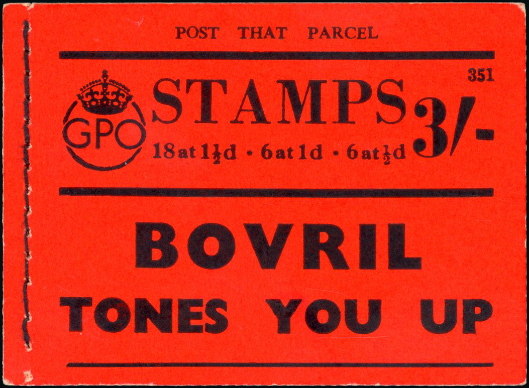 1938 3s Booklet (Edition 351). A superb and very fresh example