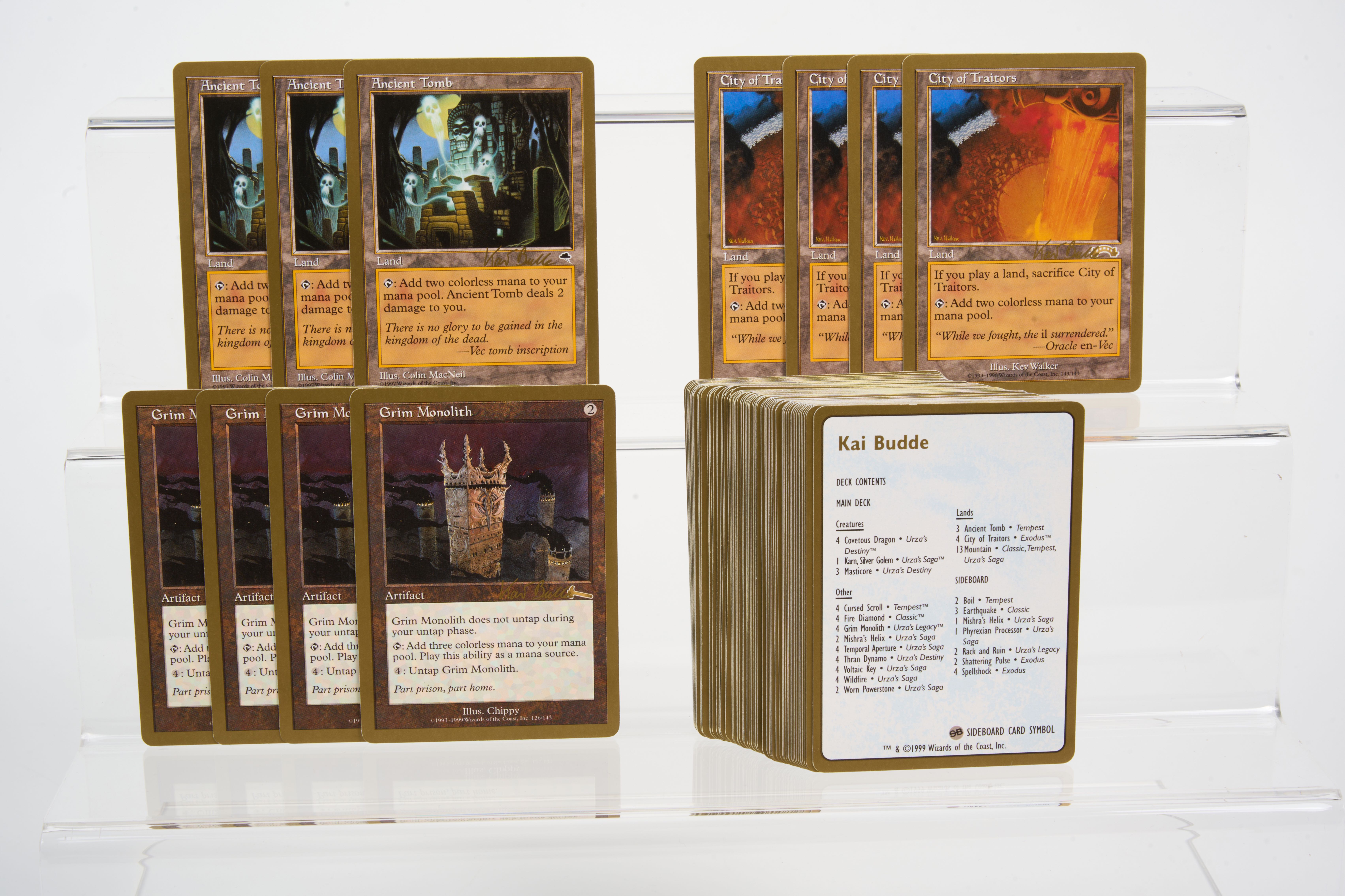 WCD 1999: Kai Budde’s Deck