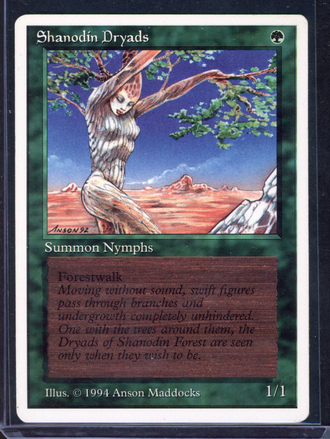 Magic The Gathering - Summer Magic Shanodin Dryads - Light Play