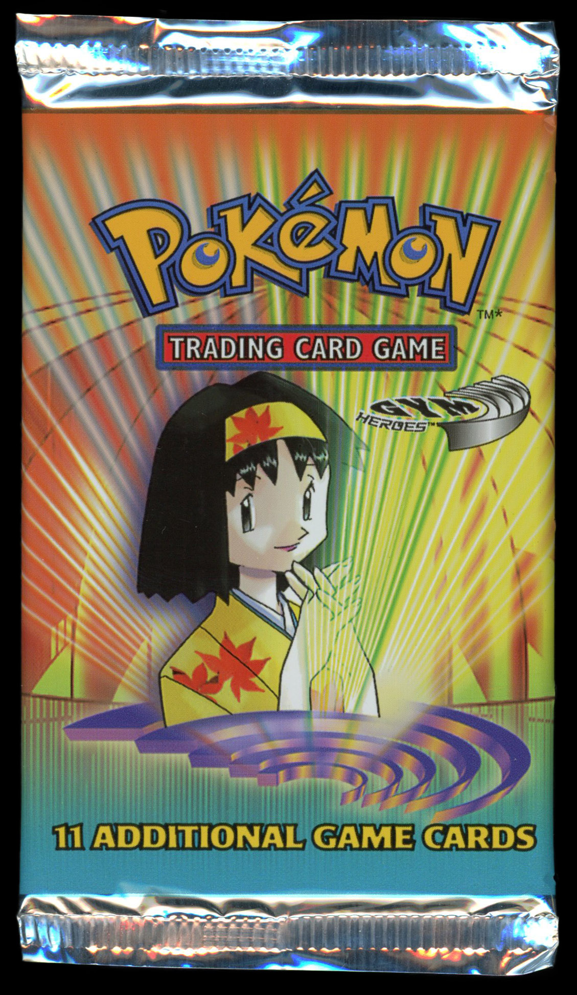 Pokémon TCG Gym Heroes Sealed Booster Pack - Erica Art Work - Unlimited 