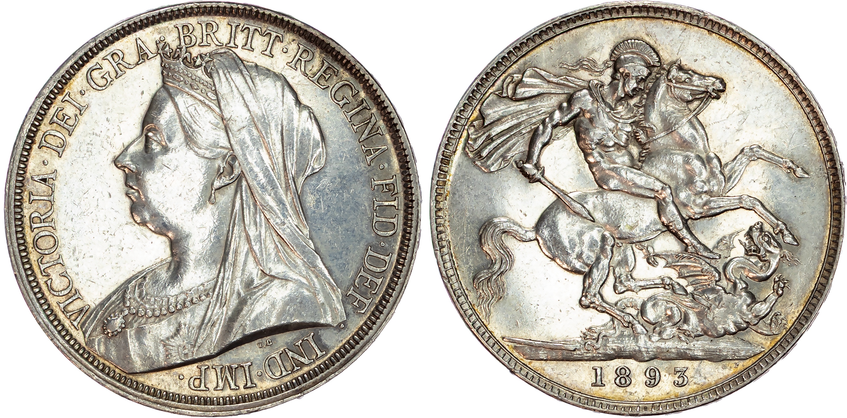 Victoria (1837-1901), Crown, 1893, LVI.