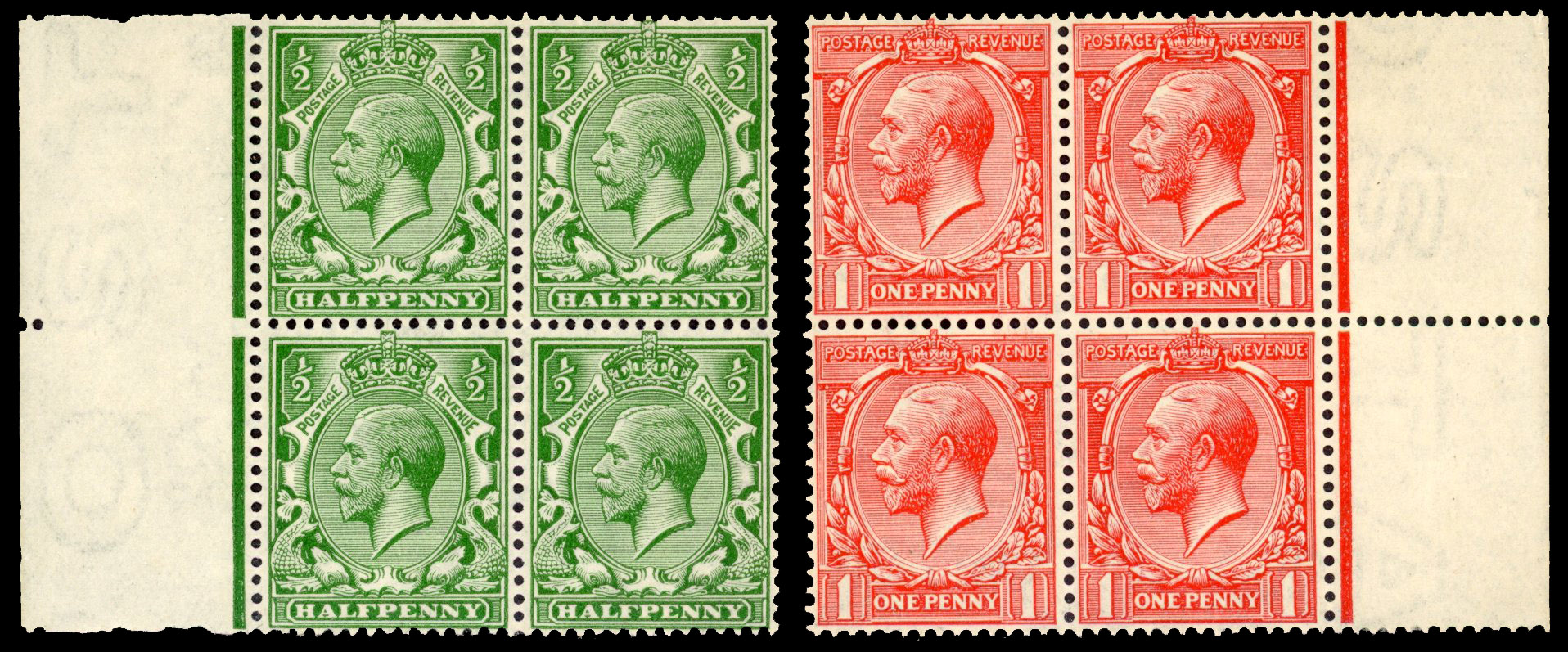 SG 397-398 in blocks of four 