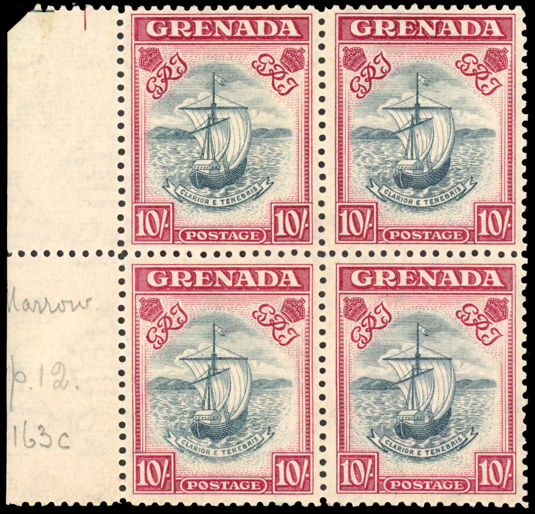 Grenada SG 163c block mint