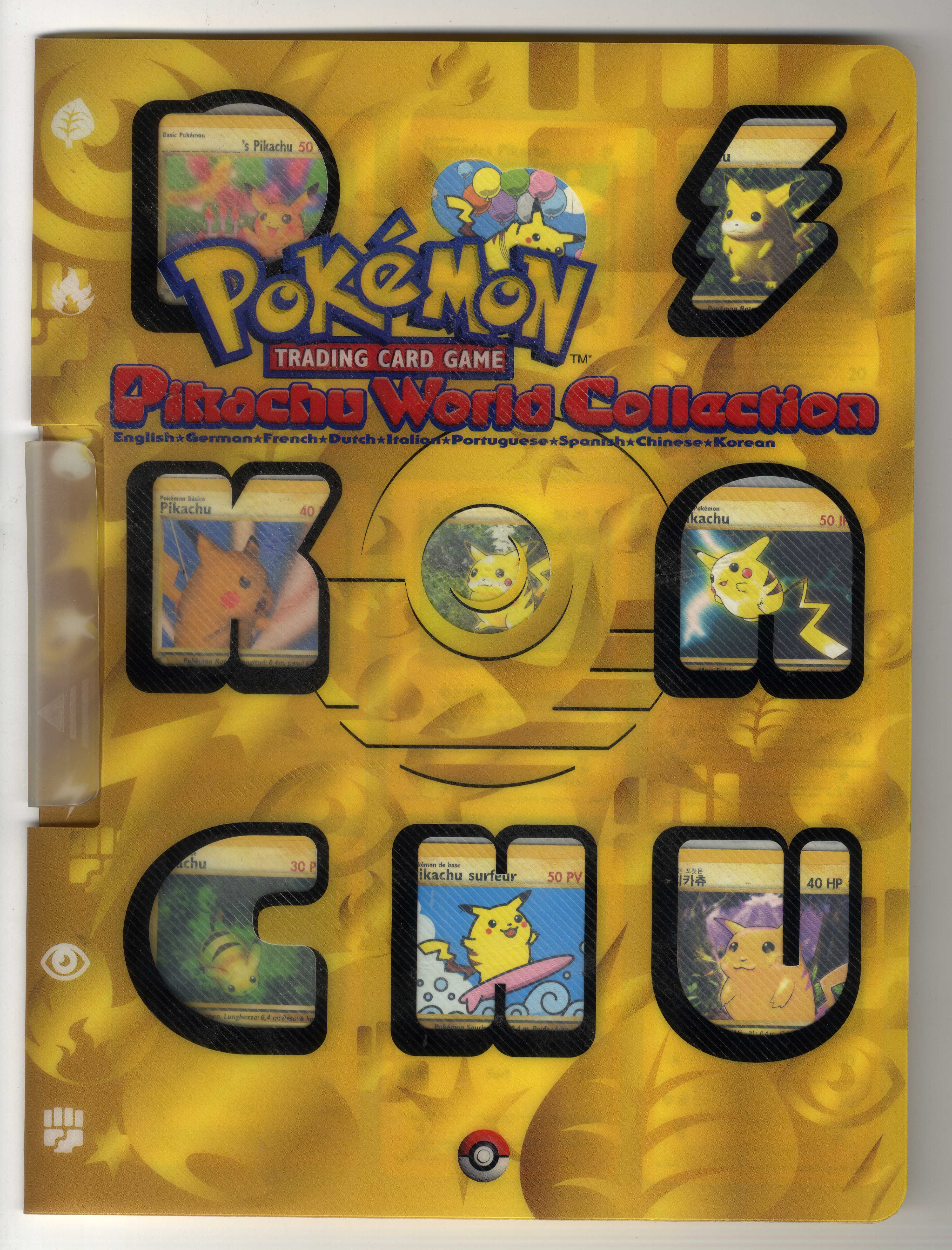 Pikachu World Collection (2000) - 9/9 cards with Binder