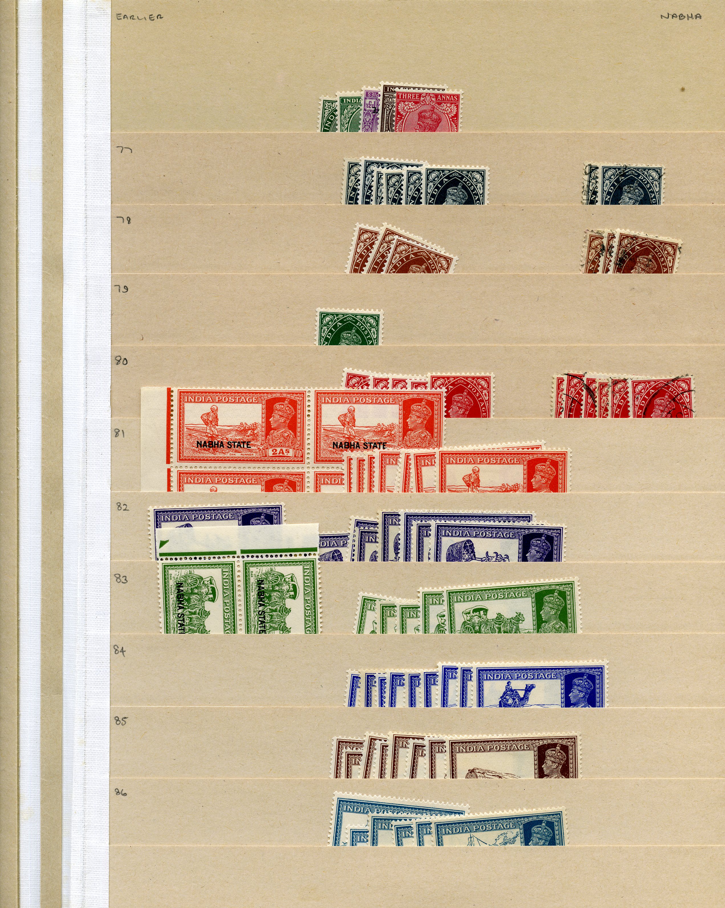 KG VI stock on manila stocksheets, main value...