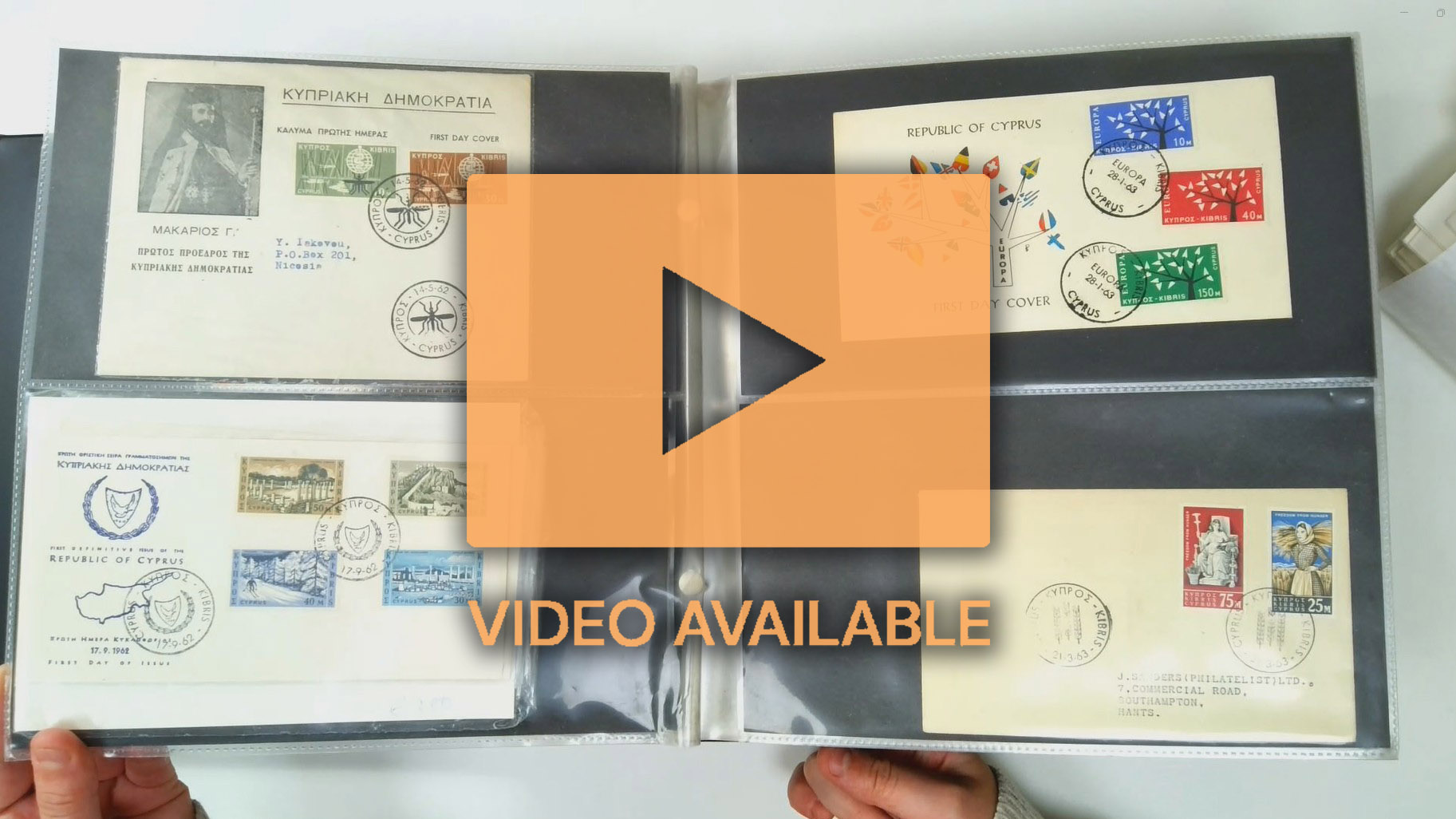 CYPRUS 1935 to 2001 mint or used accumulation in 2 albums