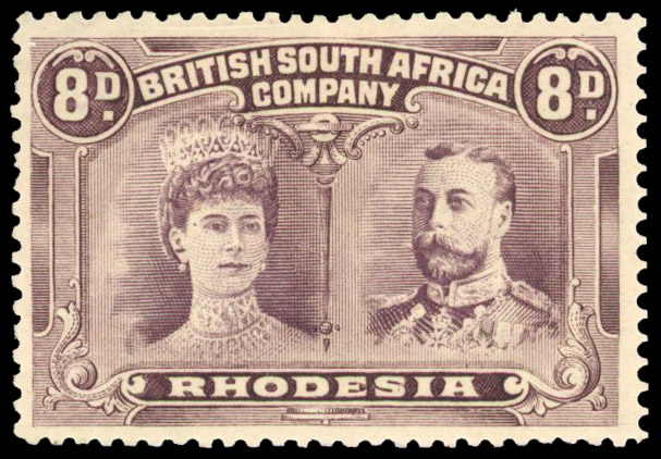 RSC A 8d dull purple and deep dull purple, #2 Long Gash mint