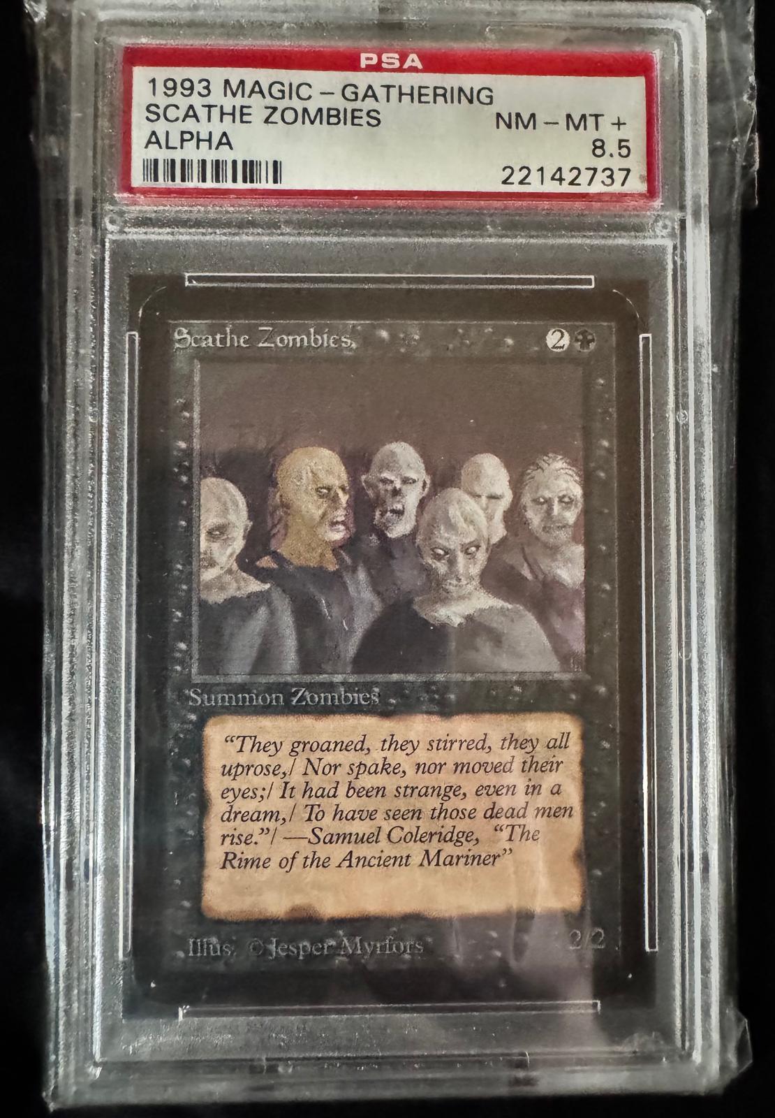 Magic The Gathering - PSA 8.5 Scathe Zombies Limited Edition (Alpha)  