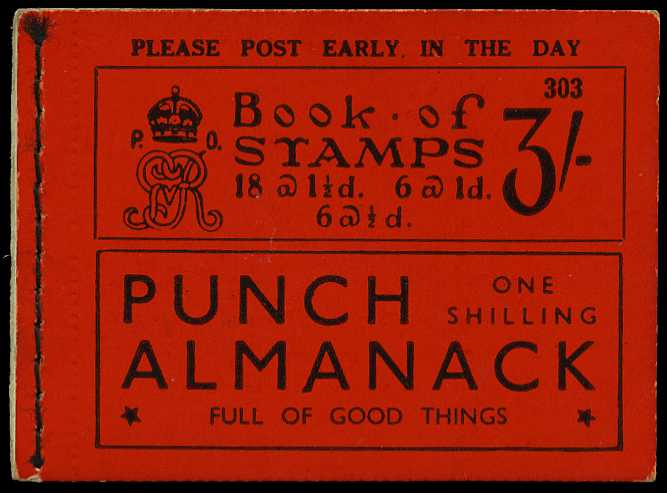 1935 (October) 3/- booklet (#303),...