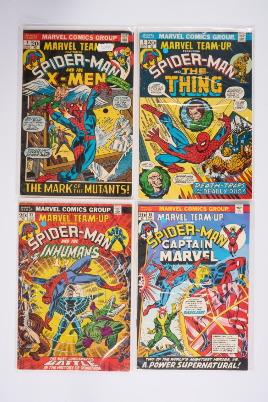 Marvel Team-Up Featuring Spider-Man and Various (Marvel Comics, 1972-84) Bundle of 6