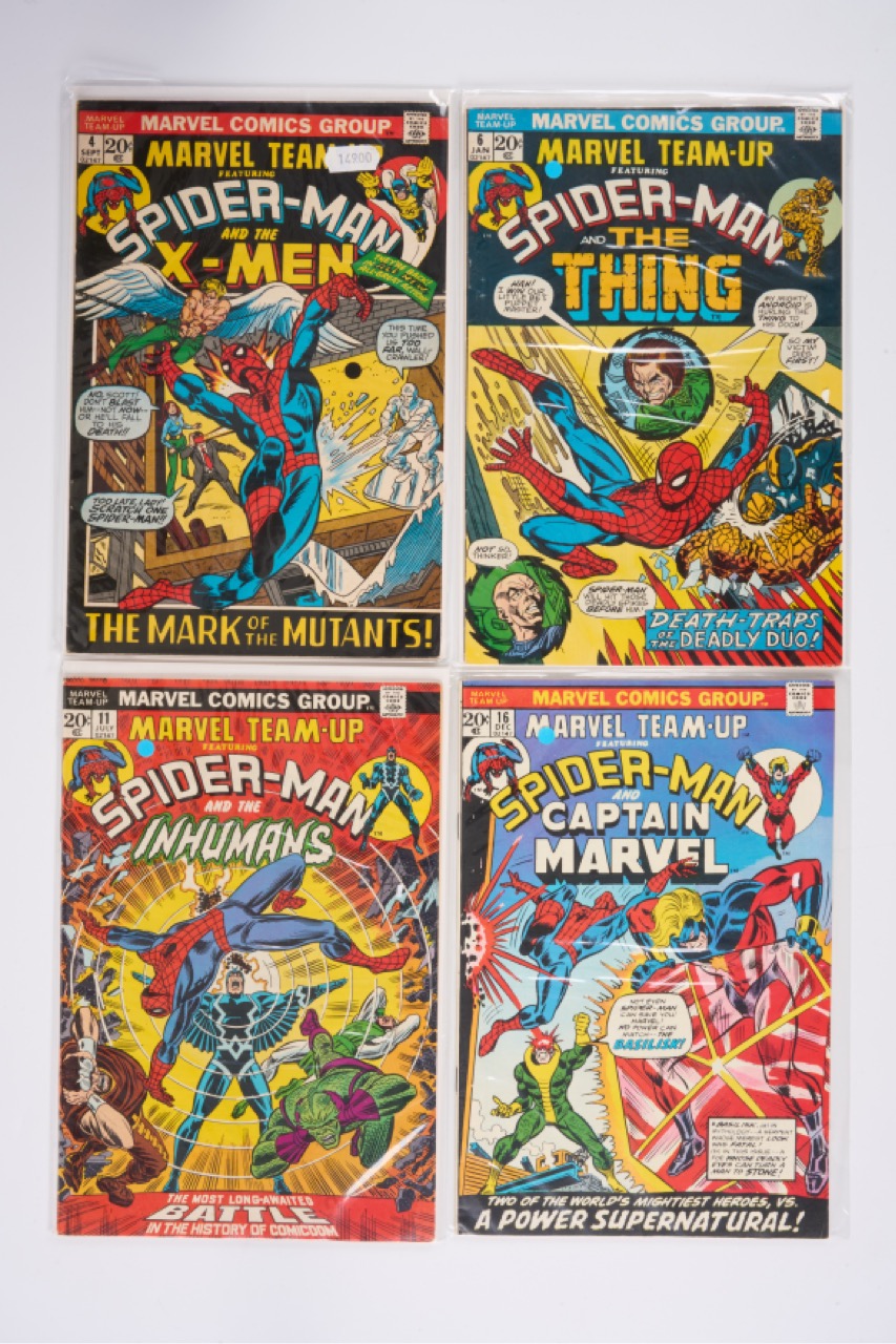Marvel Team-Up Featuring Spider-Man and Various (Marvel Comics, 1972-84) Bundle of 6