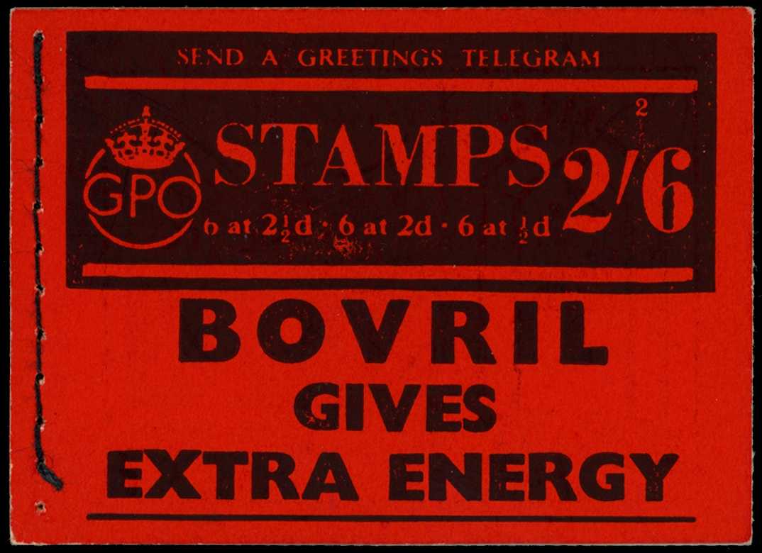 1940 2/6d (#2), mostly good perfs, with trimming to first pane, with cylinder J3 on the 2½d pane, cylinder H2 on the 2d...