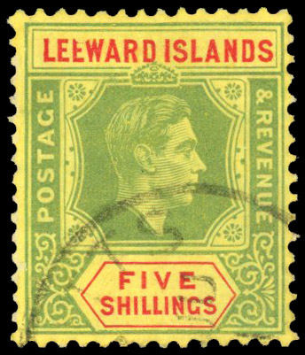 Leeward Islands SG 112a used