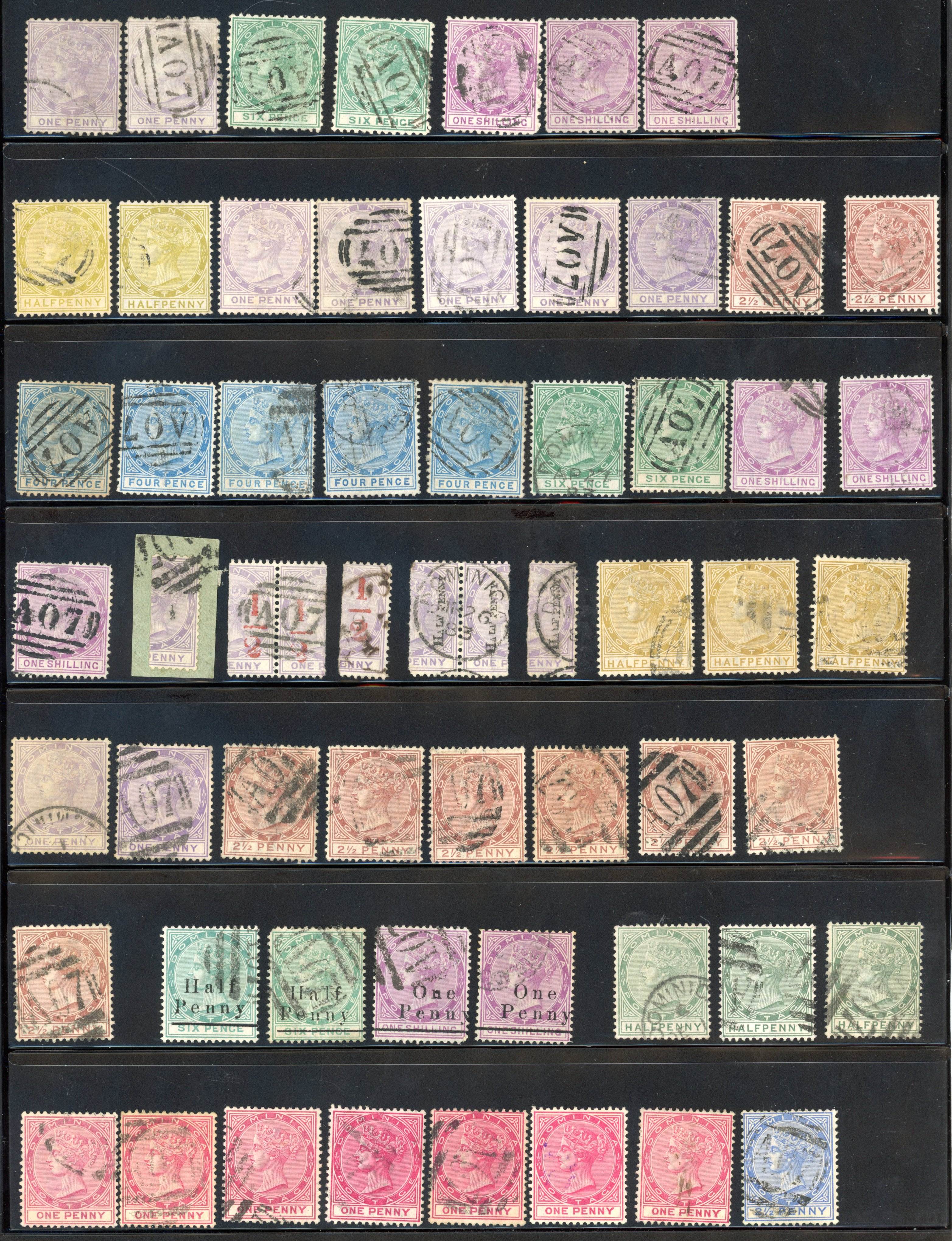 Dominica 1874-1935 collection used