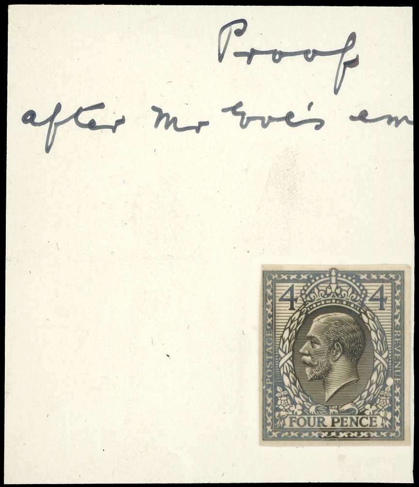 1912 4d Bromide of Eve's Wreath design...