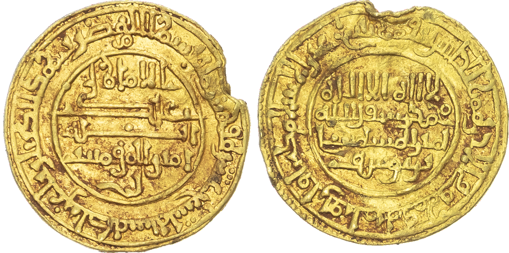 Almoravid, ‘Ali ibn Yusuf (AH 500‑537 / 1107‑1142 AD), gold Dinar, AH 519 / 1125/6 AD, Ighranata (Granada), 4.01g.