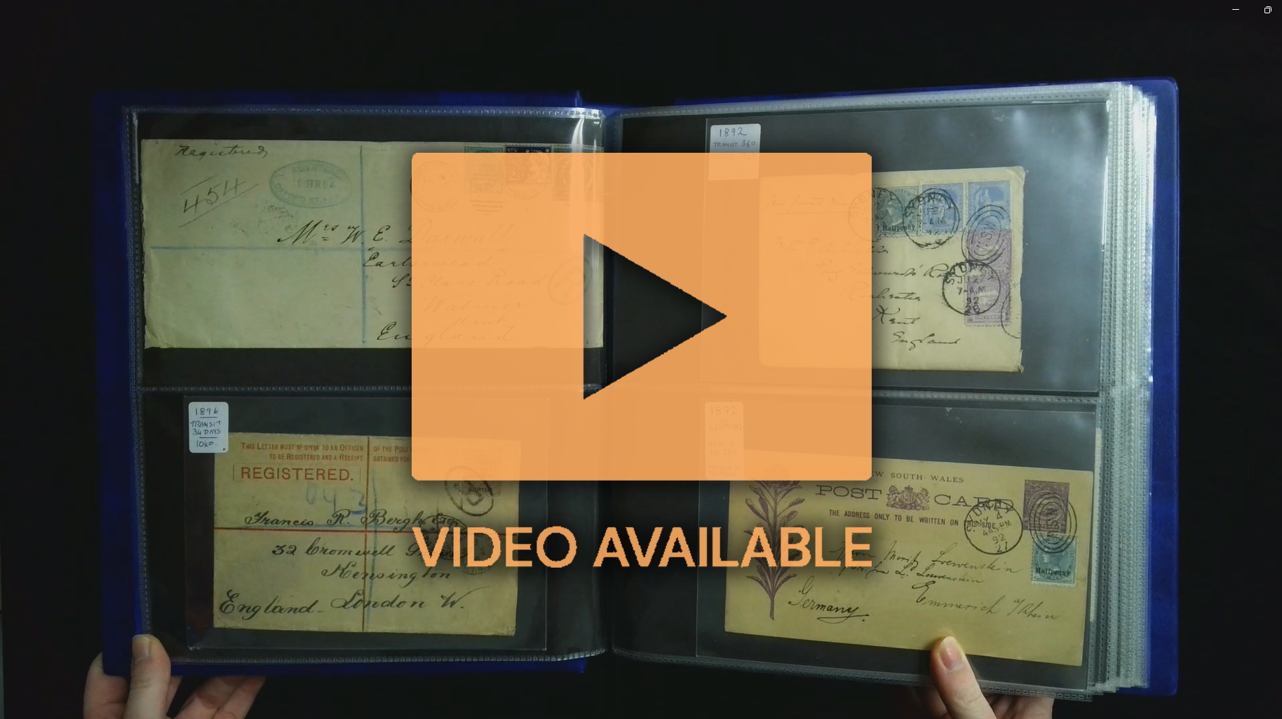 Australian States Postal History/Stationery collection