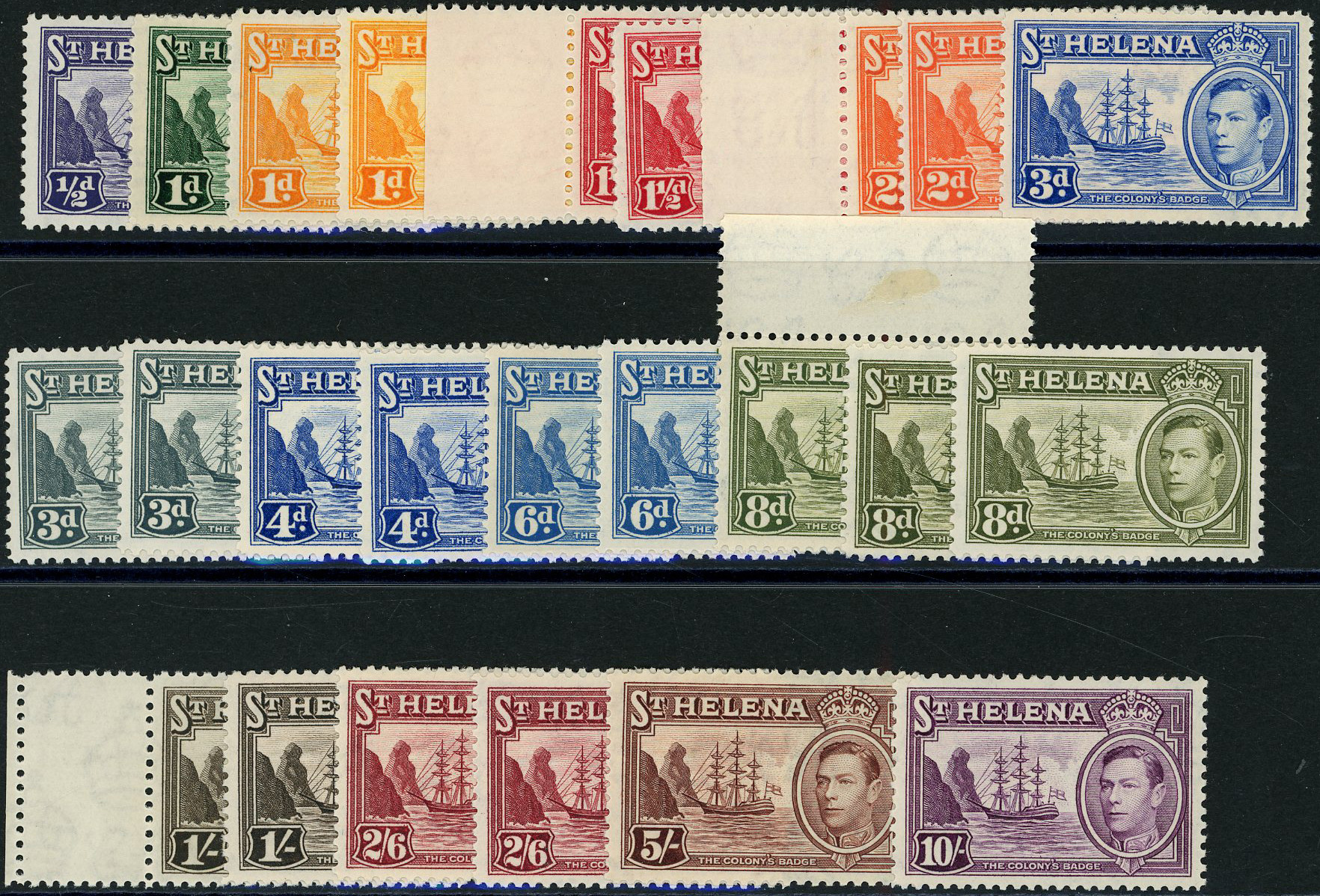 St Helena SG 131-140...