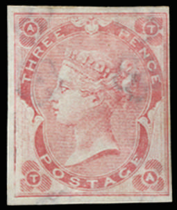 GB 1861 3d rose Plate 2 imprimatur