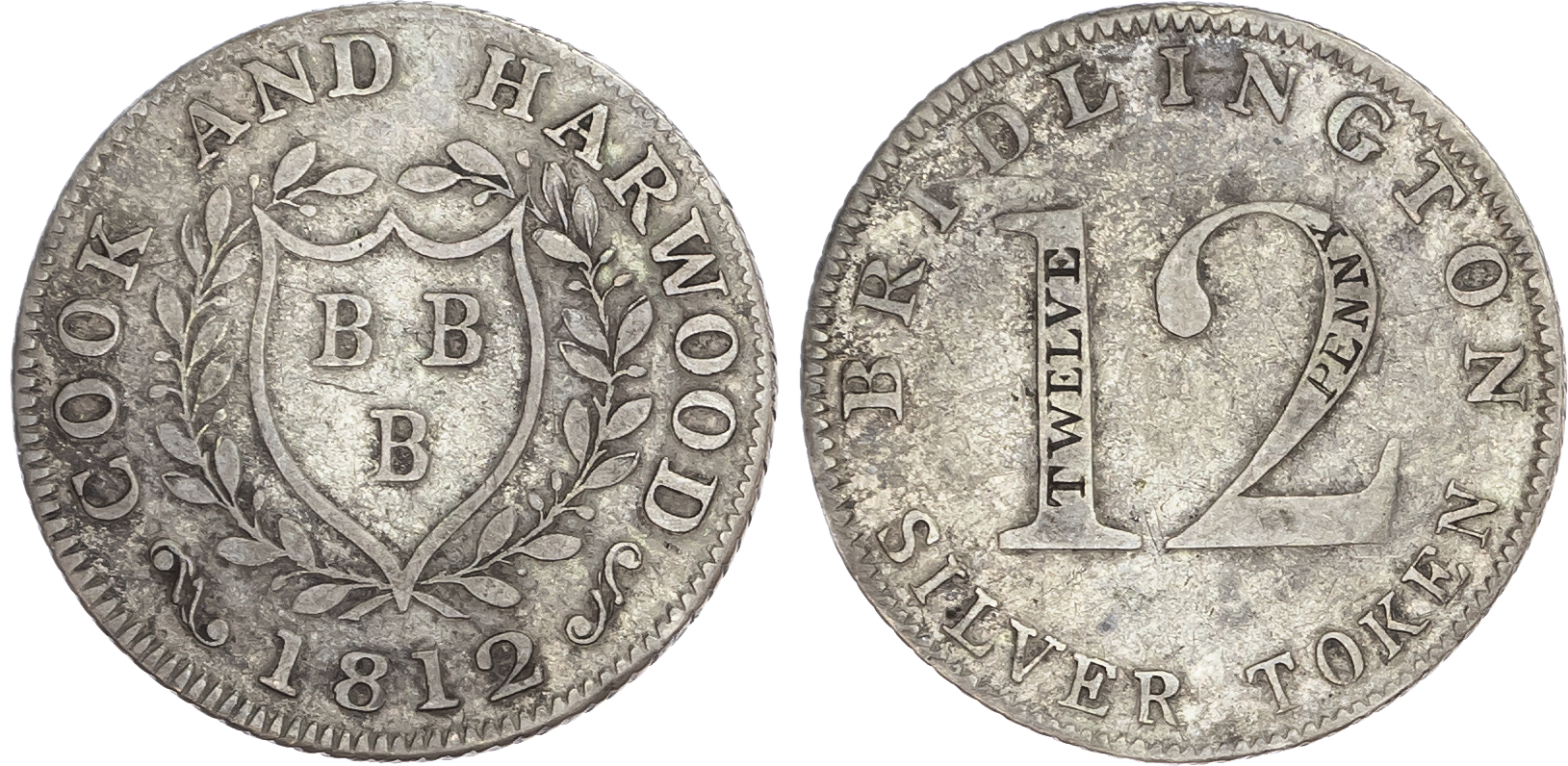 Yorkshire, Bridlington. Silver shillings, 1811-12 (2). 