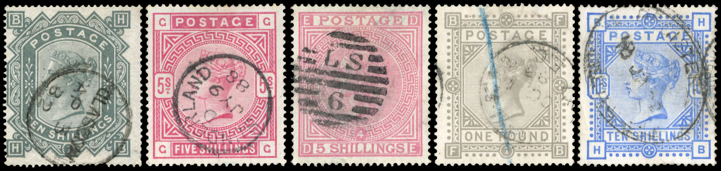 1867-84 high value used selection