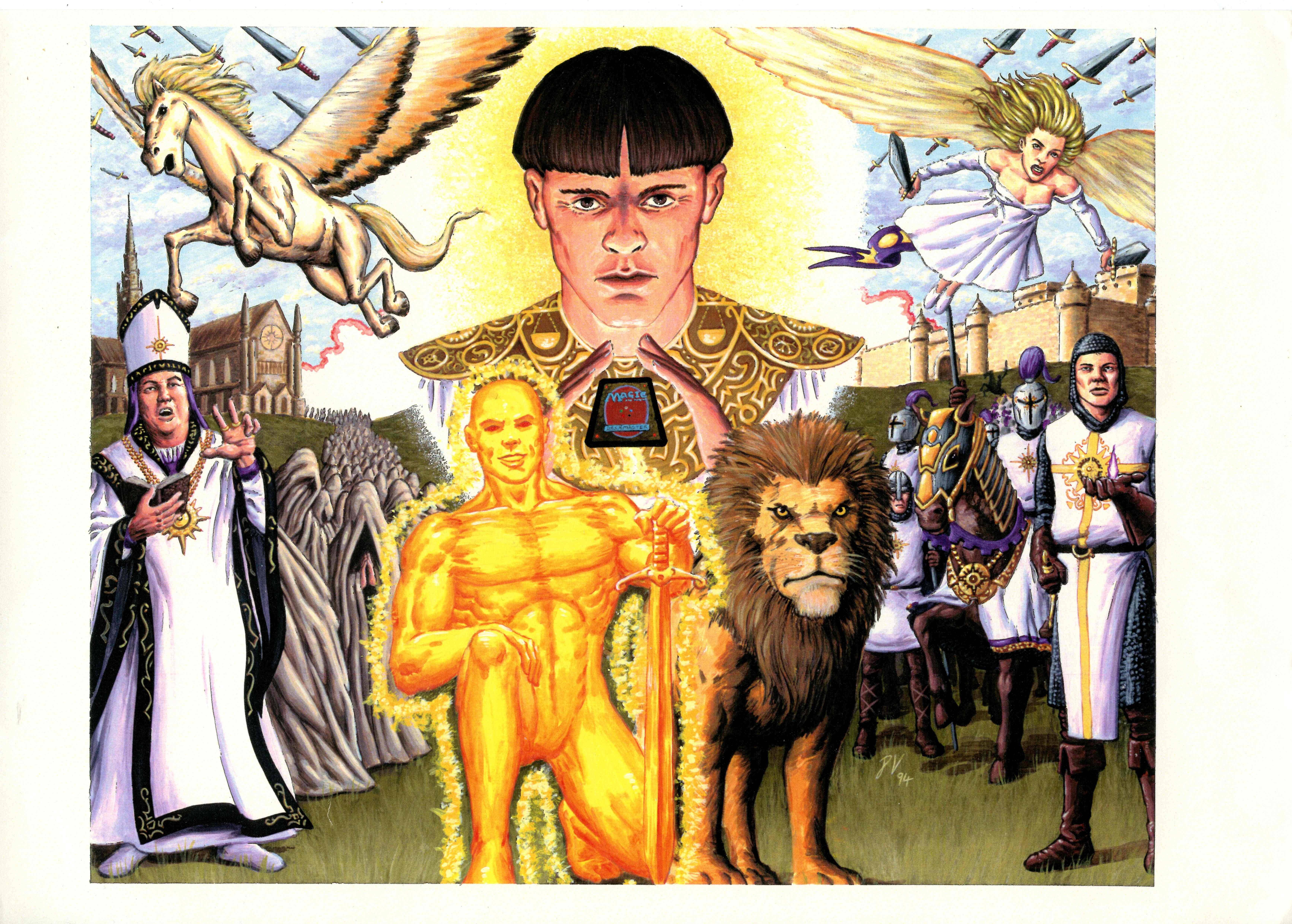 Magic the Gathering - Artist Archival Material by Pete Venters