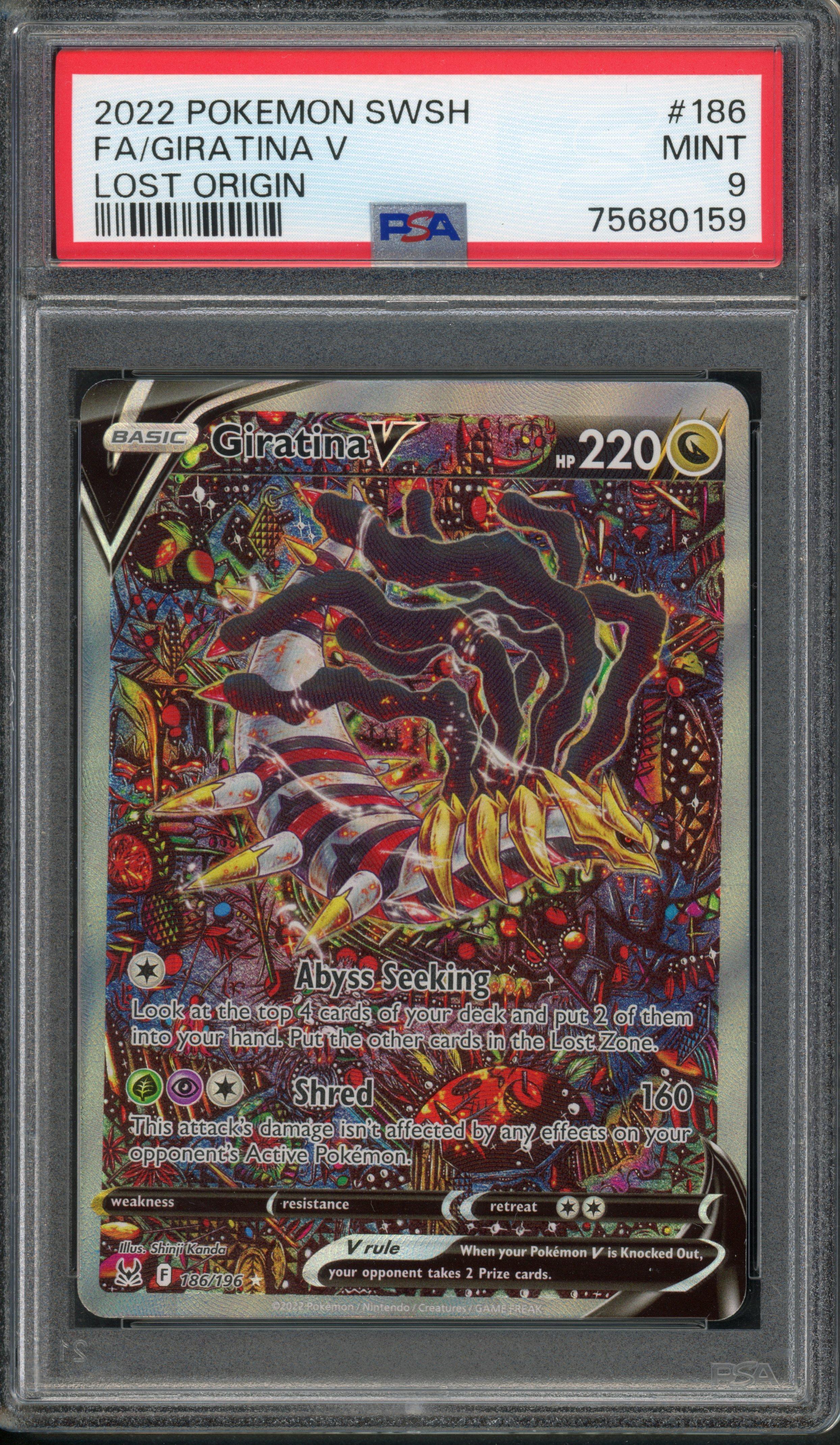 Pokémon TCG - {SA 9 Giratina V Full Art #186 - Lost Origin