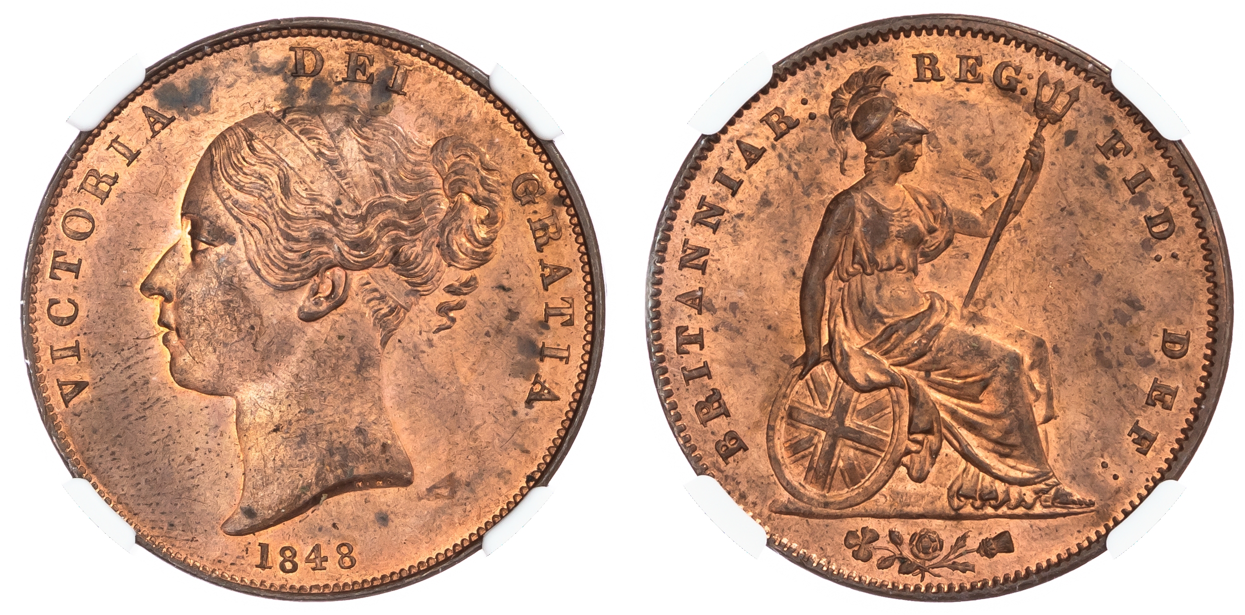 Victoria (1837‑1901), Penny, 1848.