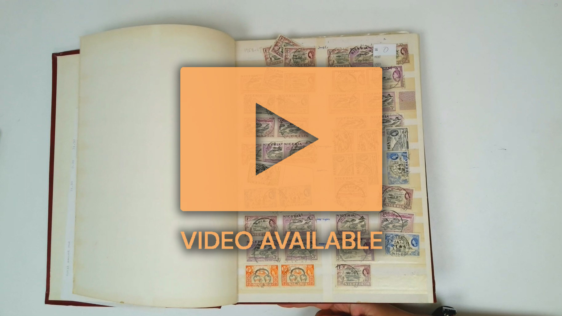 Nigeria 1950s postmark collection