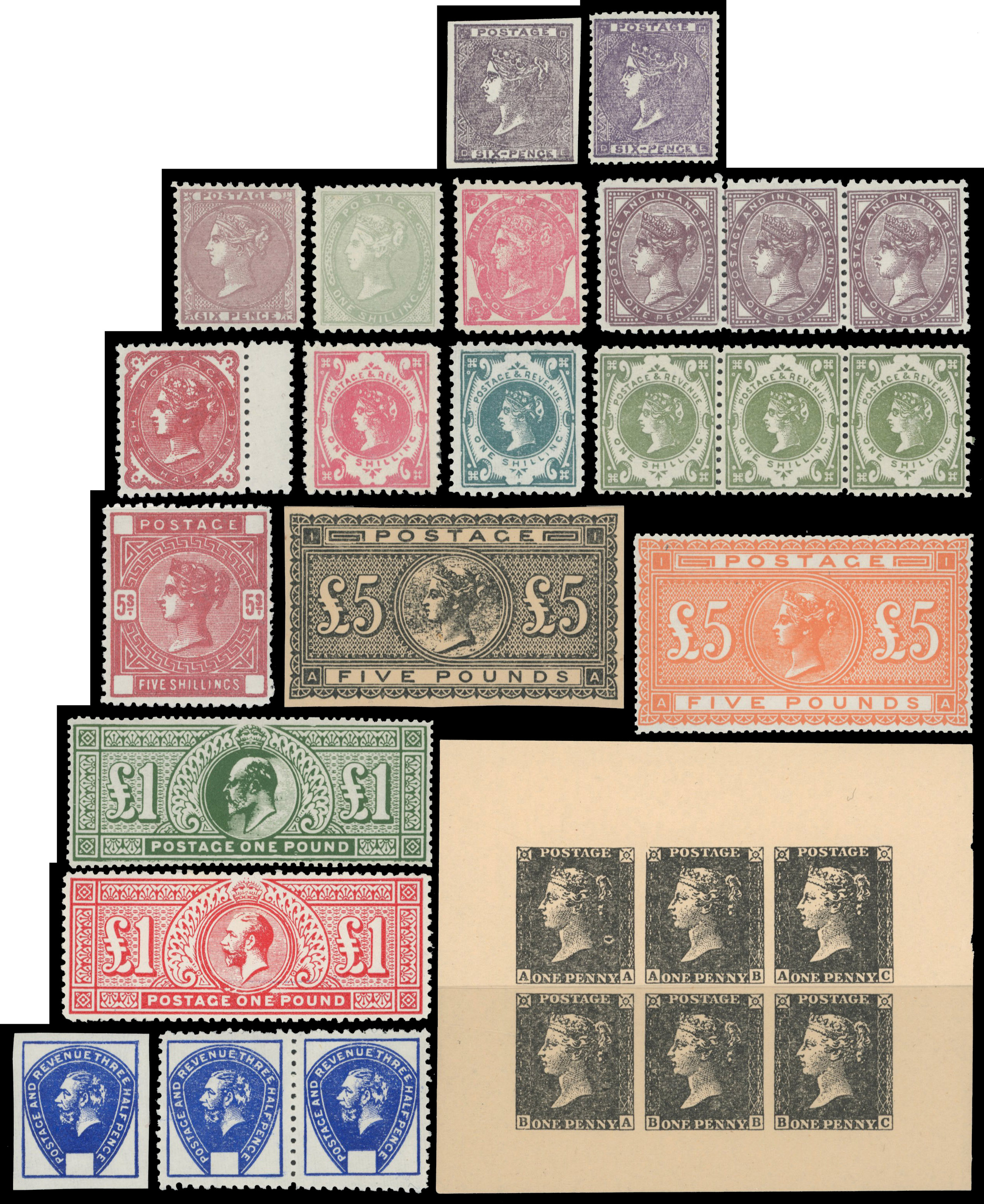 GB QV-KGV Cinderellas