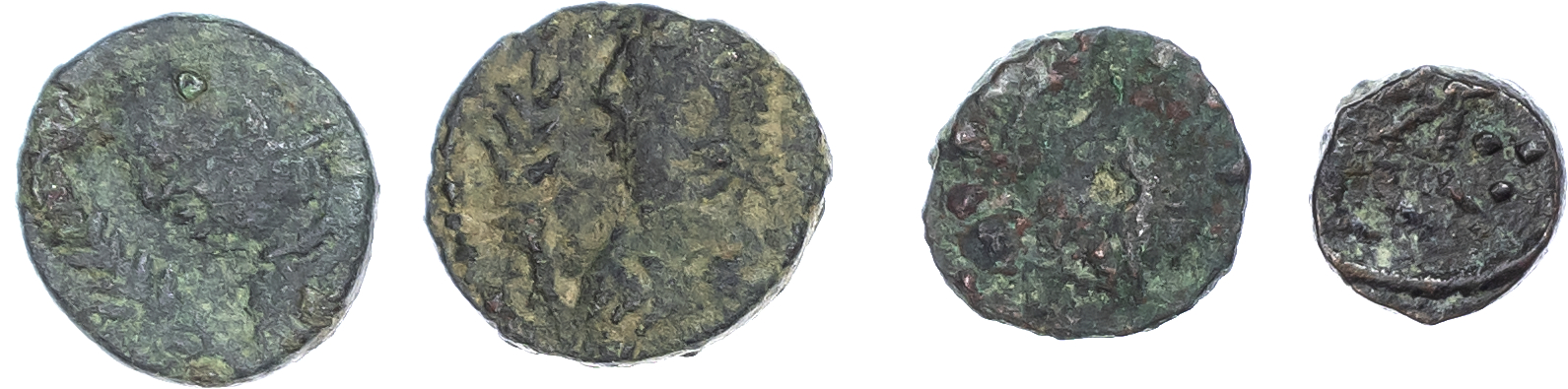 Vandals, Pseudo‑Imperial (c. AD 428-477) Group of 4 AE Nummi.
