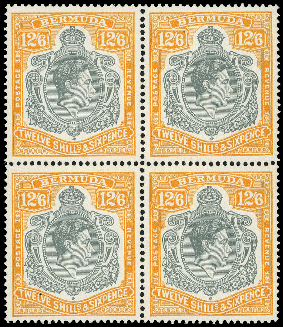 Bermuda SG 120c block mint