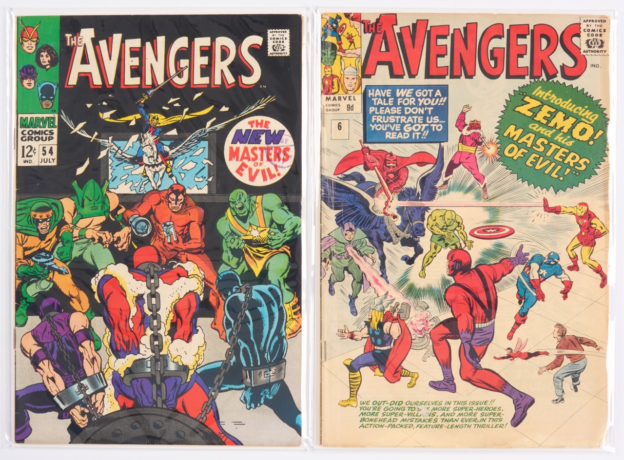 Avengers Masters of Evil Supervillan Team Collection (Marvel Comics, 1964-68) Bundle of 2