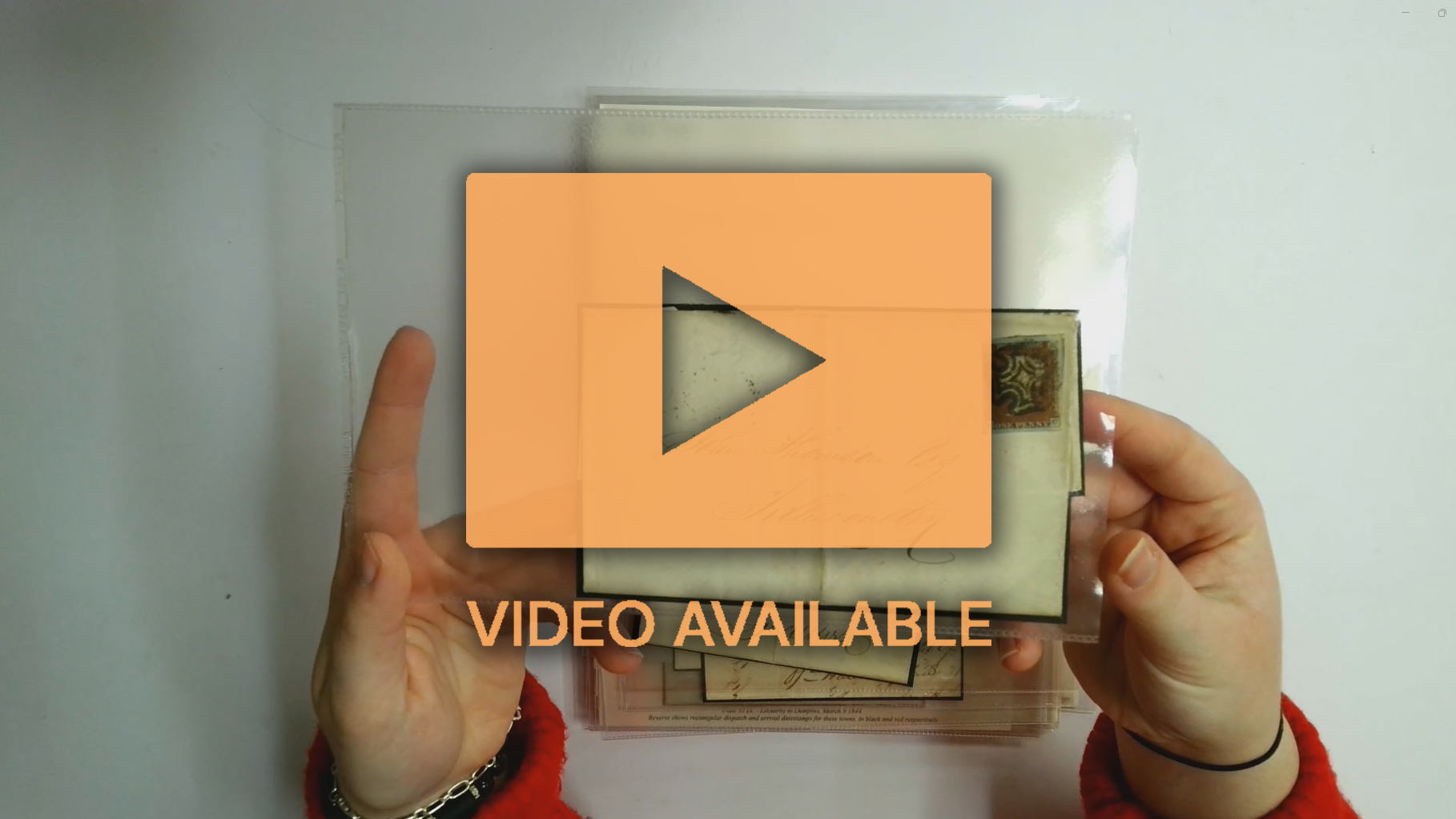 GB 1841 1d red-brown group of covers with distinctive Scottish Maltese Crosses and Scots namestamps