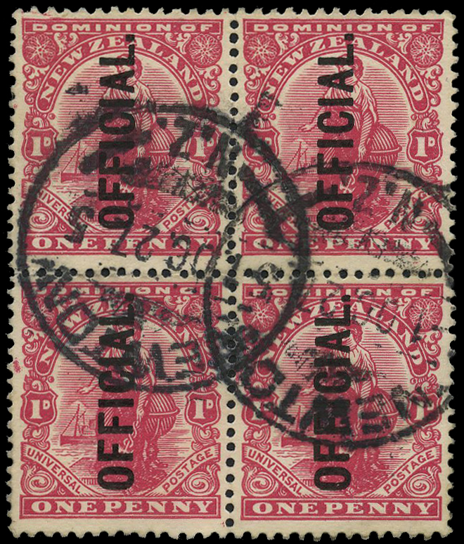 Officials. 1925 1d Dominion on Cowan...