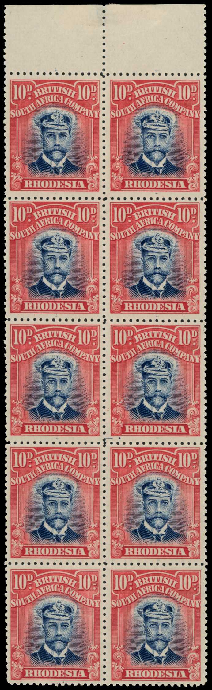 1913-17 10d Head Die II, perf 15. Mint...