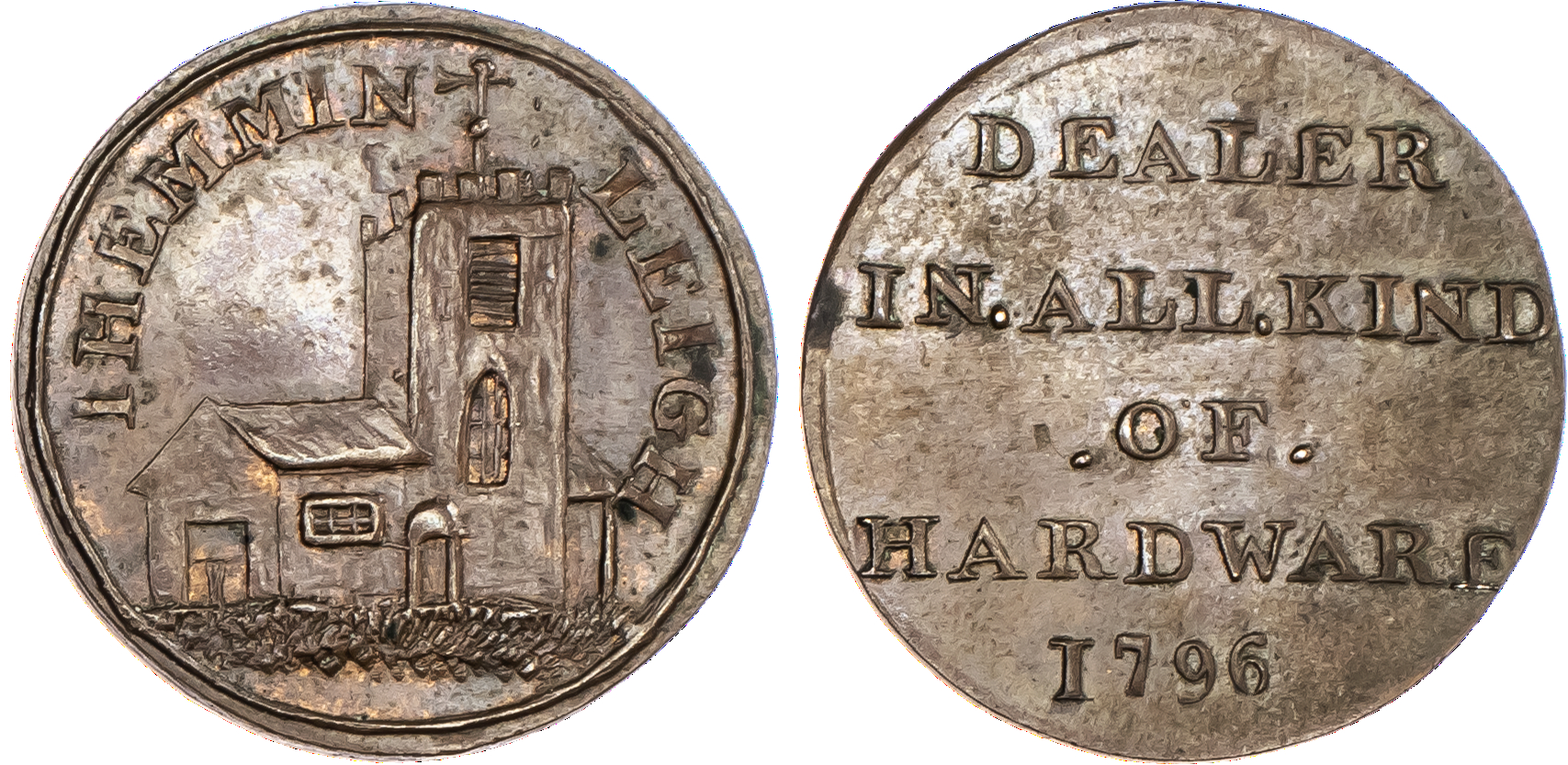 Leigh, J Hemmin (ironmonger) Farthing...