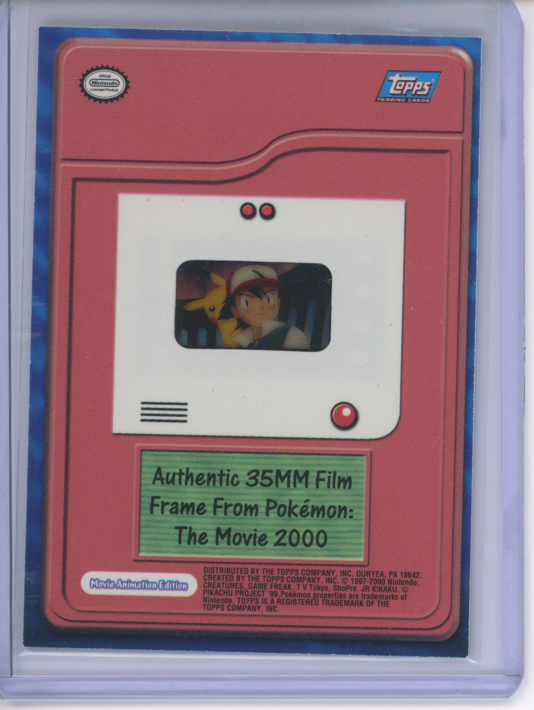 Pokémon Topps - Authentic Film Cell Signed by Veronica Taylor