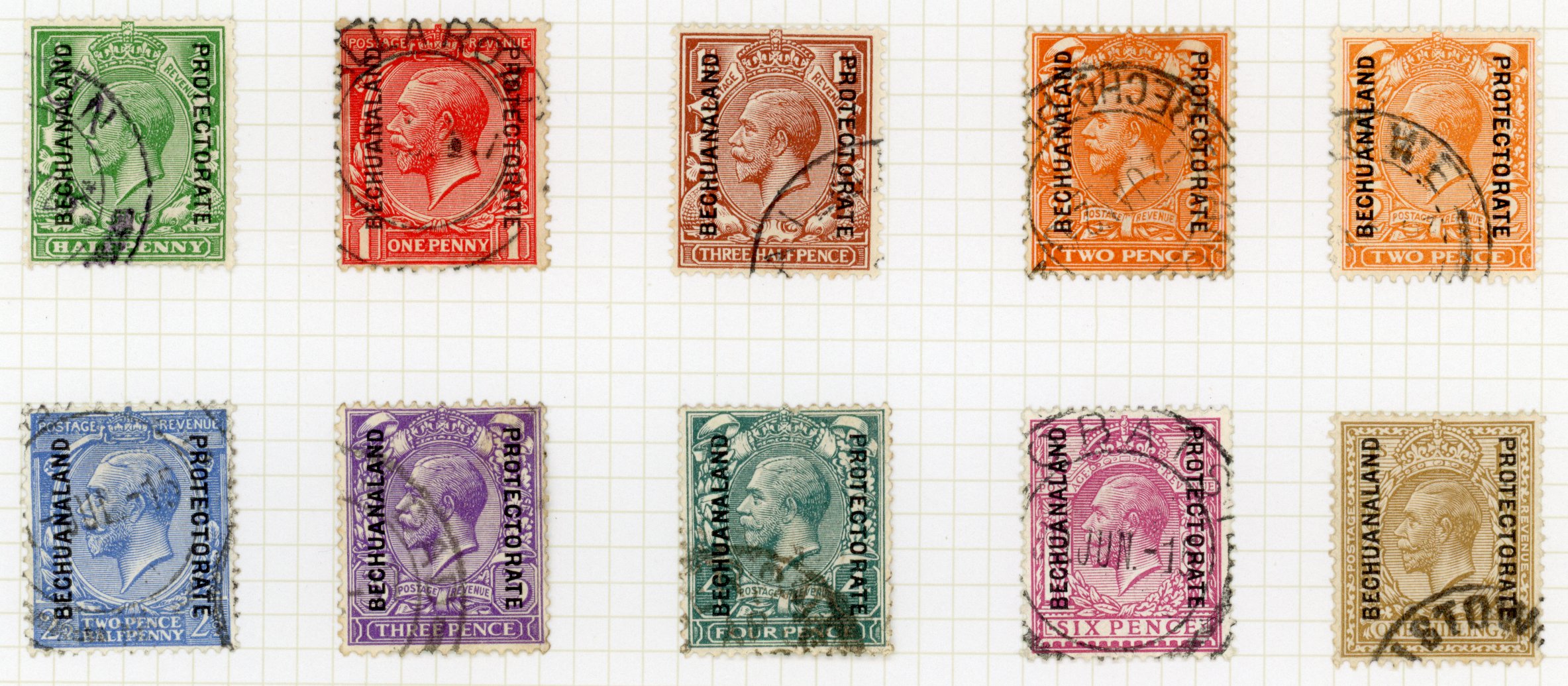 1897-1969 mint and used collection arranged on album leaves