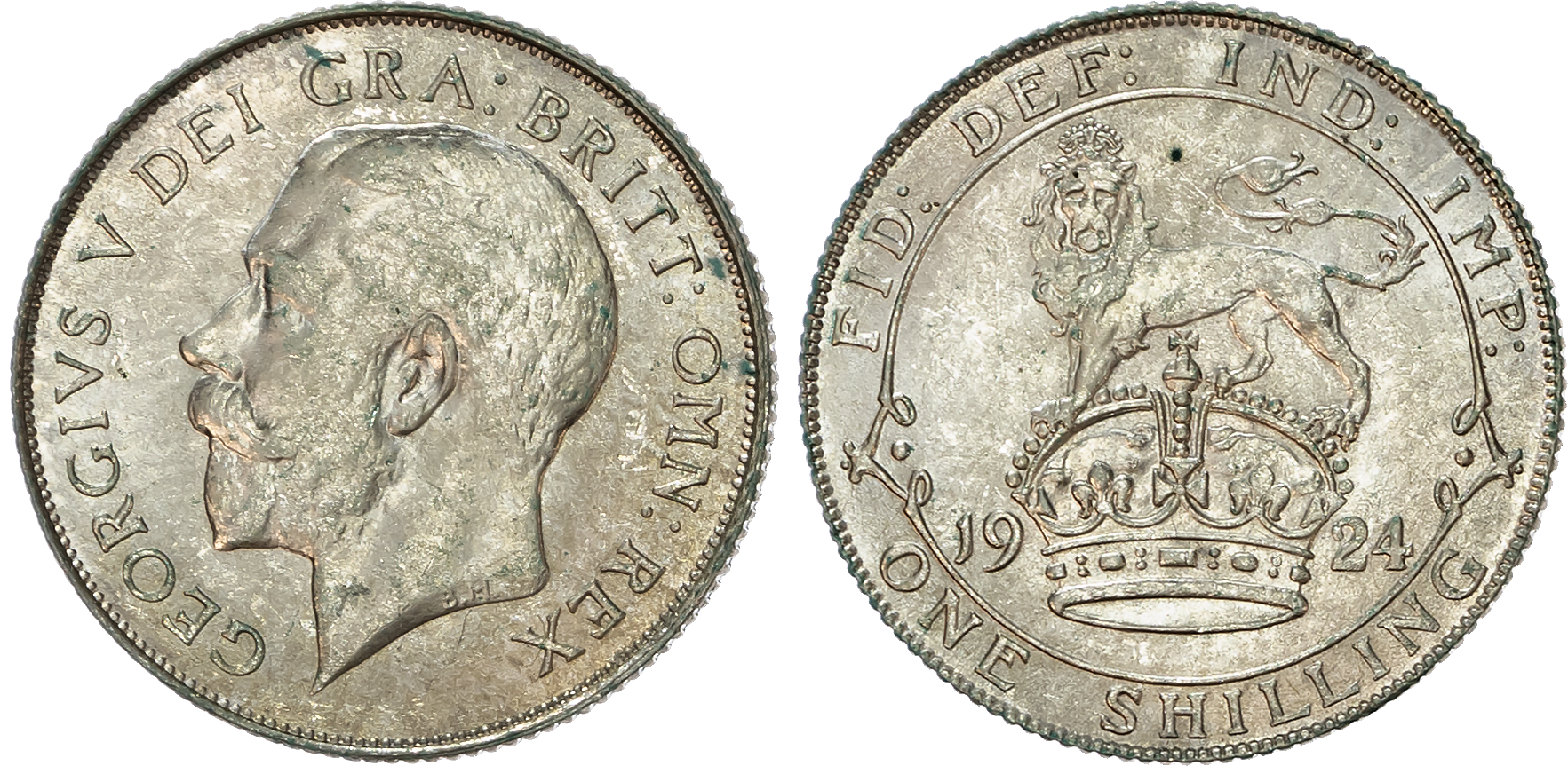 George V (1910-1936) Shilling, 1924.