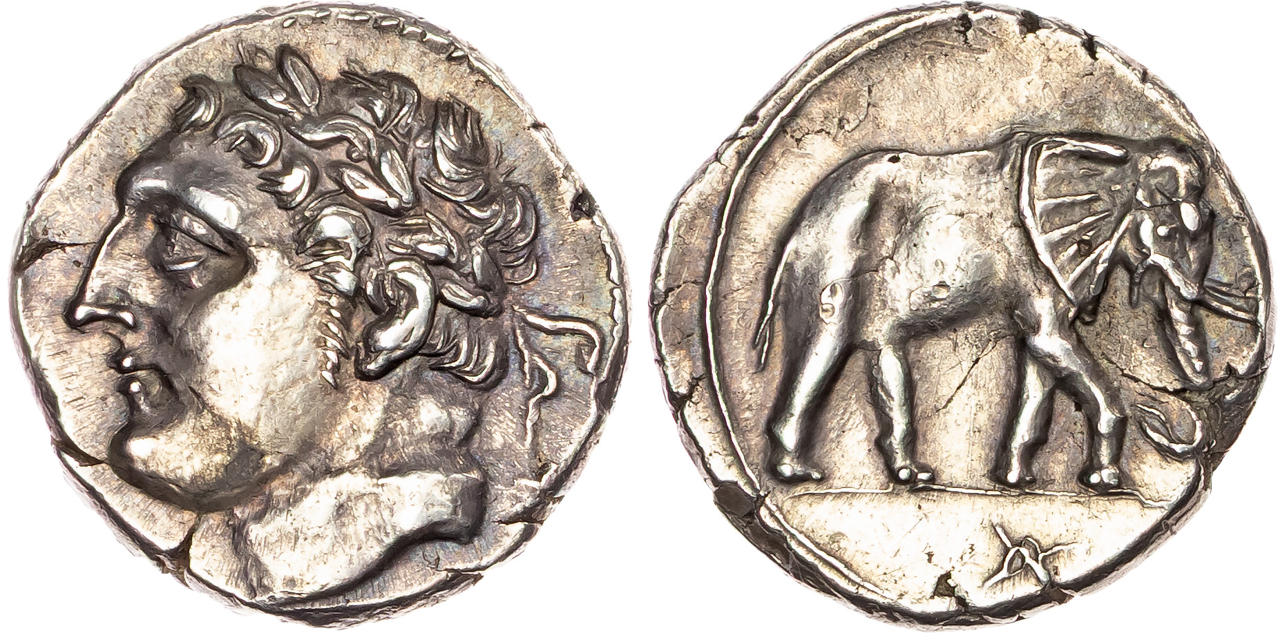 Carthage, Siculo-Punic (c. 213-210 BC) AR Shekel, Second Punic War issue, uncertain Carthaginian mint in Sicily, 7.06g. 